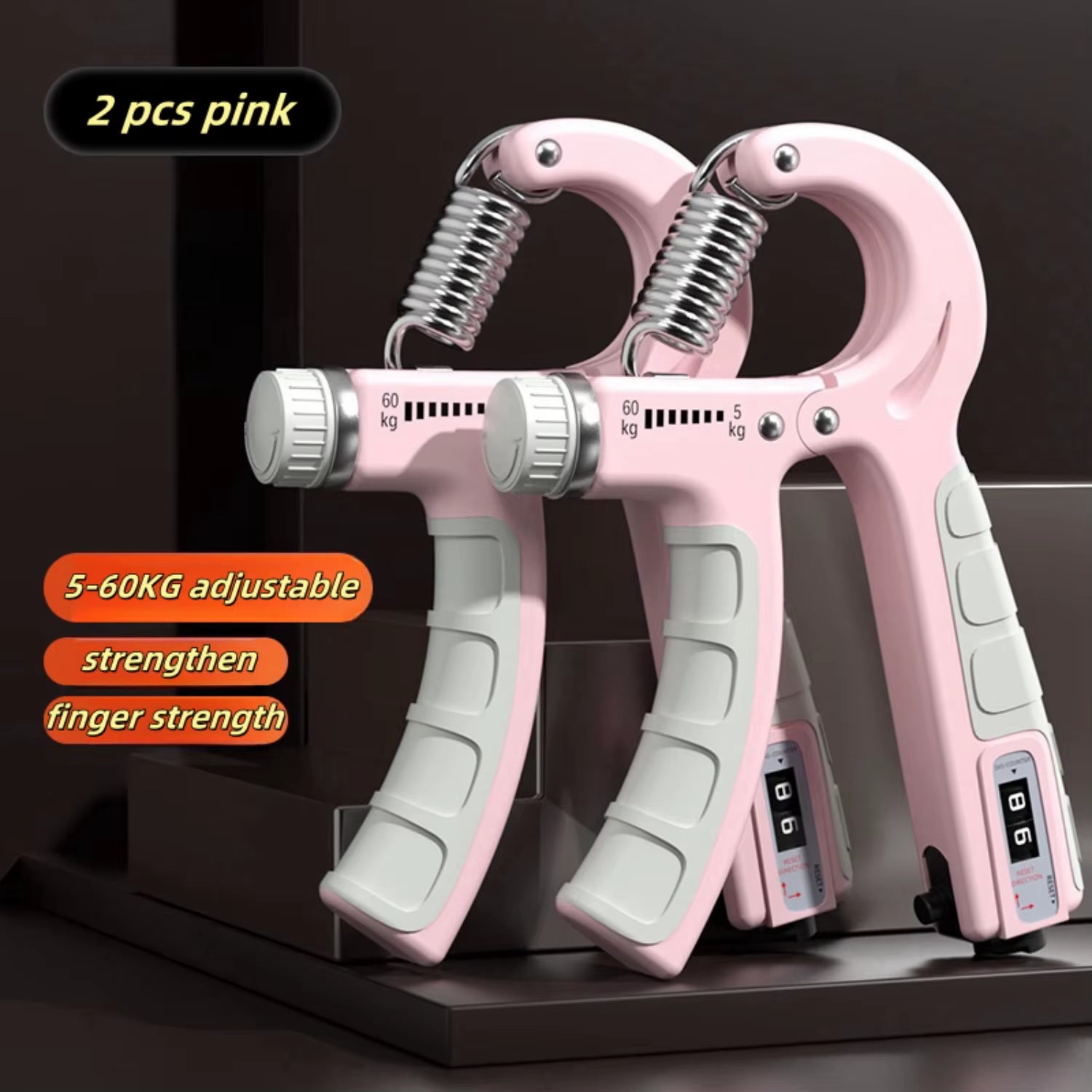 5-60KG Grip Strength Trainerhand Squeeze Forearm Strength Traineradjustable Resistance Hand Grip Strength Trainermuscle Recovery