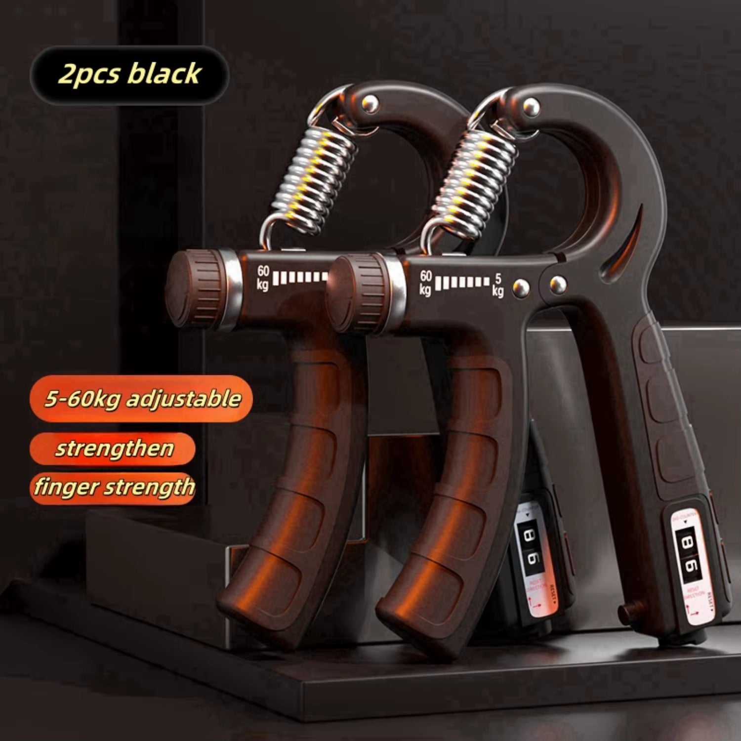 5-60KG Grip Strength Trainerhand Squeeze Forearm Strength Traineradjustable Resistance Hand Grip Strength Trainermuscle Recovery